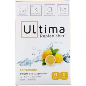 Ultima Replenisher, Eletrólito em Pó, Limonada, 20 Pacotes, 3,5 g (0,12 oz) Cada