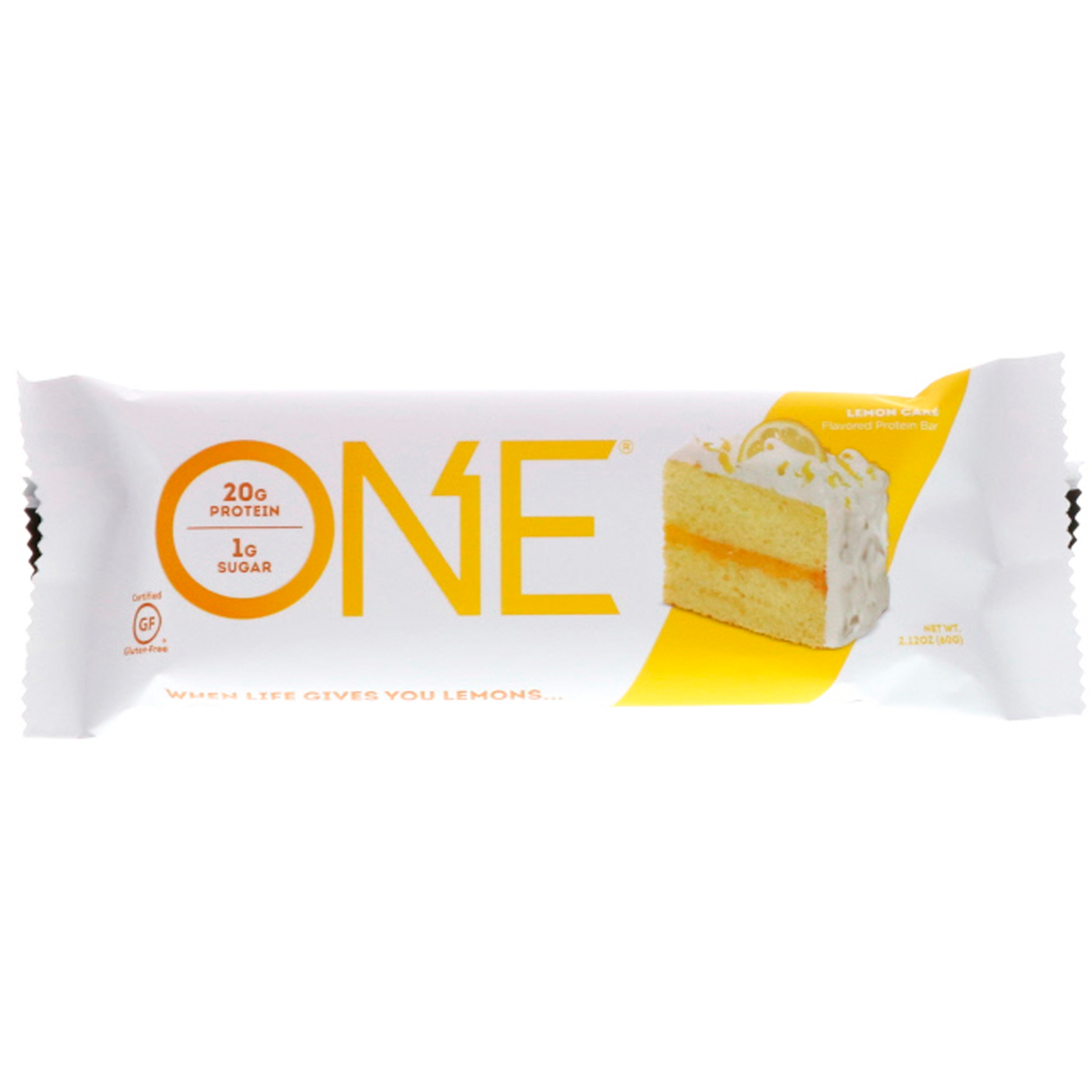 One Brands, ONE Bar, Lemon Cake, 12 Bars, 2.12 oz (60 g) Each - Imagem 4