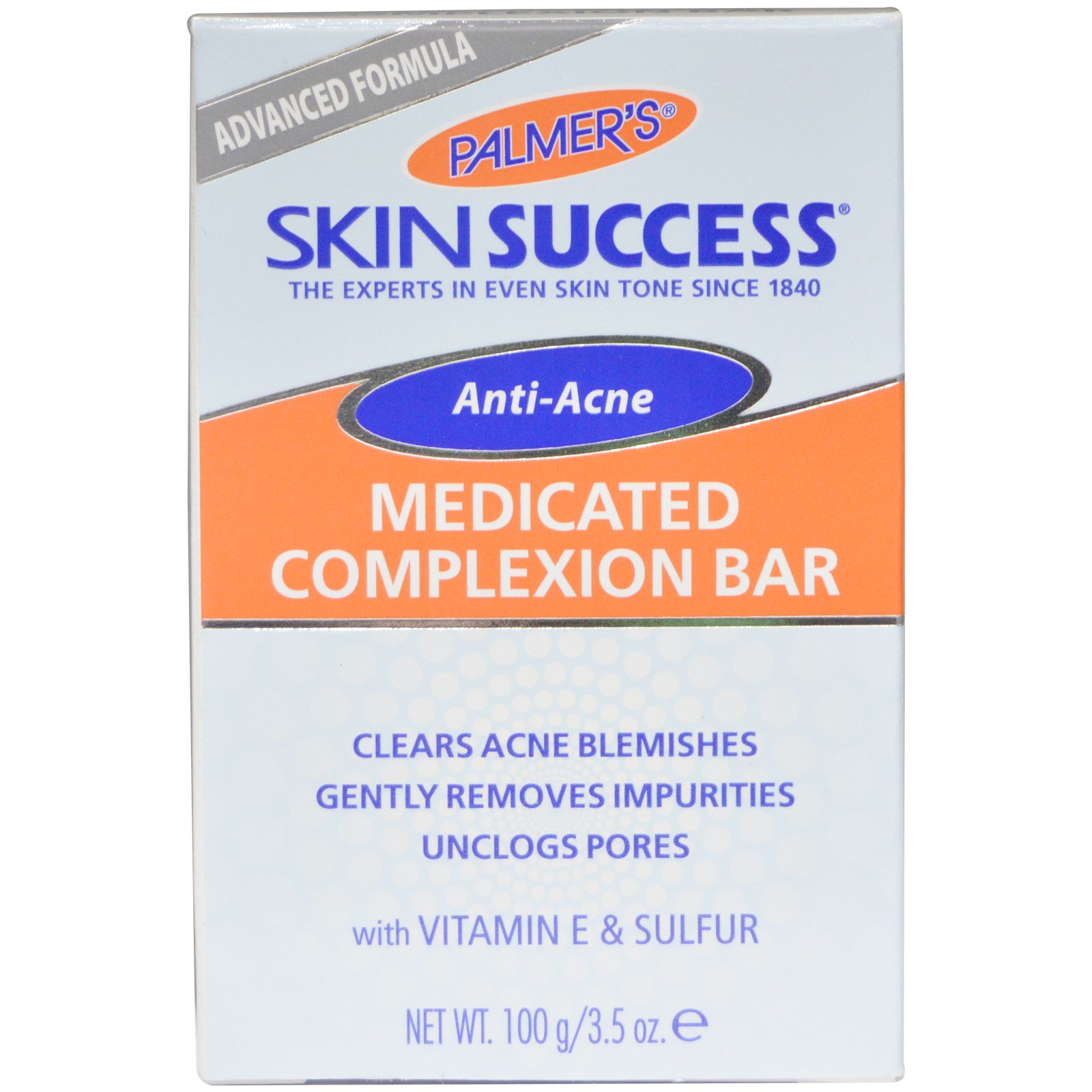 Palmer's, Skin Success, Anti-Acne, Barra de aspecto medicinal, 3.5 oz (100 g)
