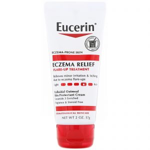 Eucerin, Eczema Relief, Tratamento Contra Surtos, 57 g (2 oz)