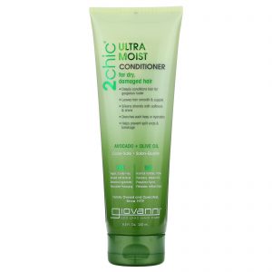 Giovanni, Condicionador Ultra-Hidratante para Cabelos Secos e Danificados, Óleo de Oliva e Abacate, 250 ml (8,5 fl oz)