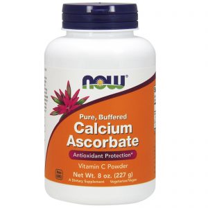 Now Foods, Ascorbato de Cálcio Puro e Tamponado, Vitamina C em Pó, 227 g (8 oz)