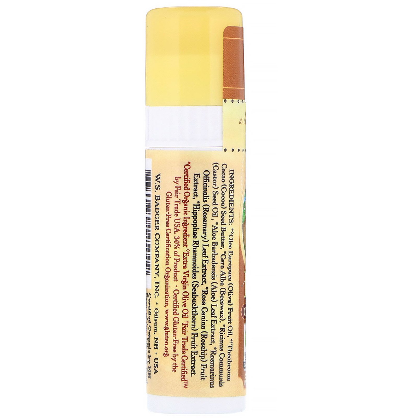 Badger Company, Balm Labial Manteiga de Cacau, Laranja Doce, 7 g (0.25 oz) - Imagem 2