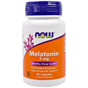 Now Foods, Melatonina, 3 mg, 60 Cápsulas