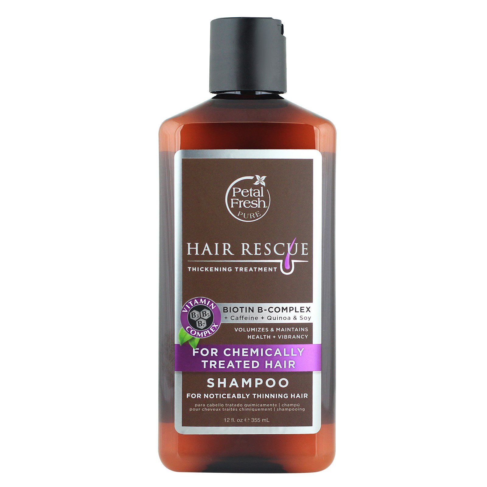 Petal Fresh, Pure, Salva Cabelo, Shampoo de Tratamento para Reforço, 355 ml