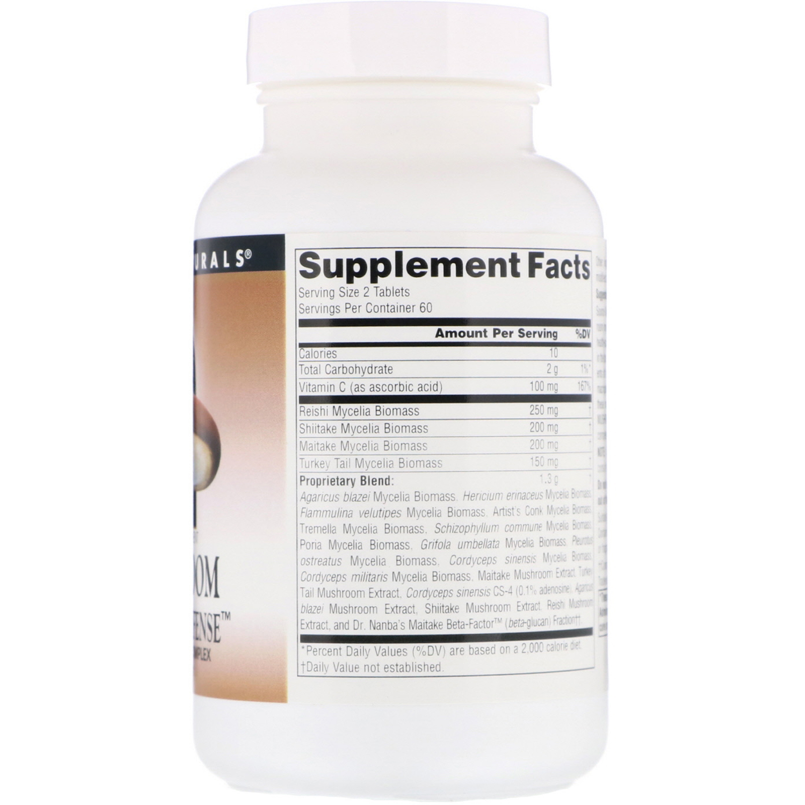 Source Naturals, Defesa Imunológica com Cogumelos, Complexo 16 de Cogumelos, 120 Comprimidos - Imagem 2
