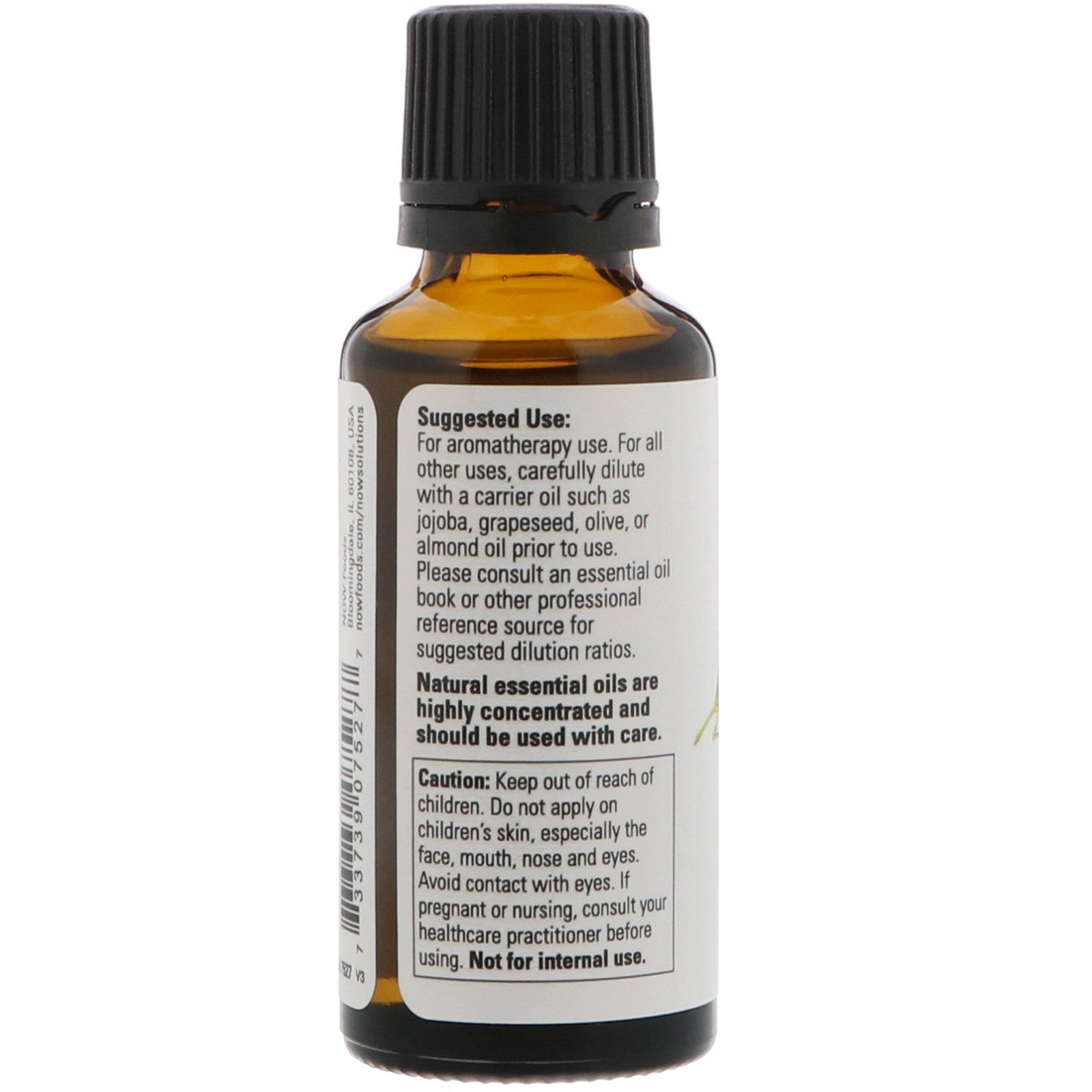 Now Foods, Óleos Essenciais, Eucalyptus sadiata, 1 fl oz. (30 ml) - Imagem 3