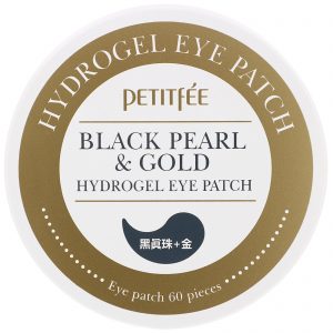 Petitfee, Black Pearl & Gold Emplasto para Olhos Hidrogel, 60 Emplastos
