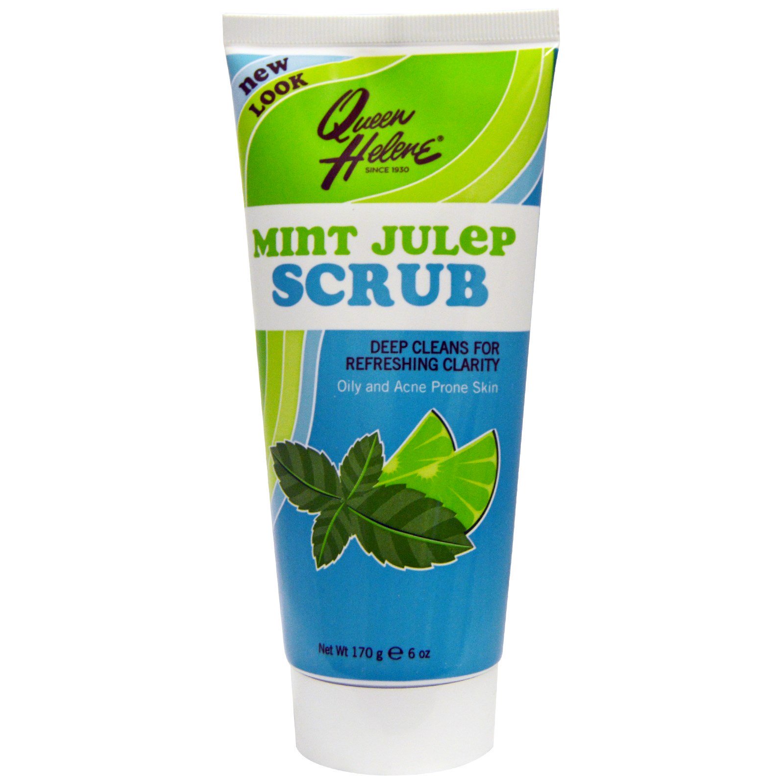 Queen Helene, Esfoliante, Pele Oleosa e com Tendência a Acne, Menta Julep, 170 g (6 oz)