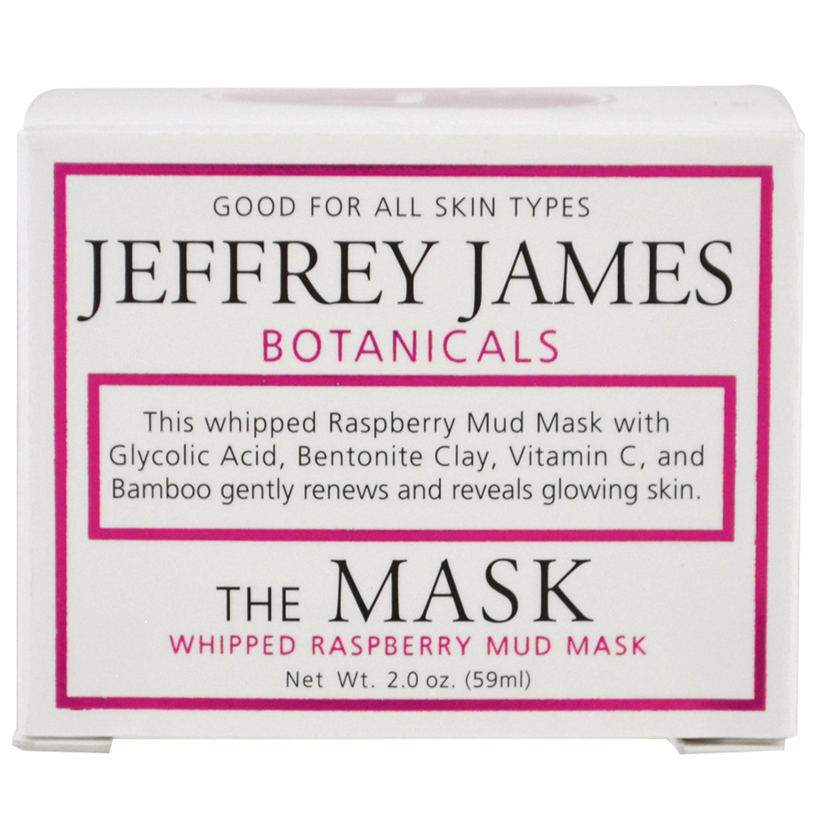 Jeffrey James Botanicals, The Mask, Máscara de Framboesa Batida, 59 ml (2 oz) - Imagem 2