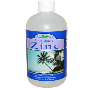 Eidon Mineral Supplements, Minerais Iônicos, Zinco, 533 ml (18 oz)