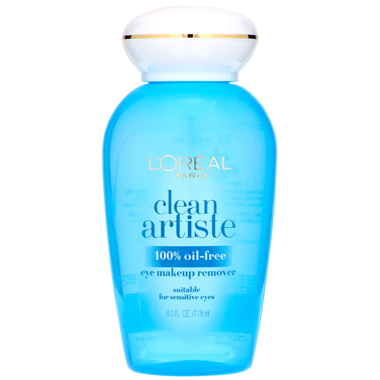 L'Oreal, Clean Artiste, removedor de maquiagem para os olhos, para olhos sensíveis, 118 ml