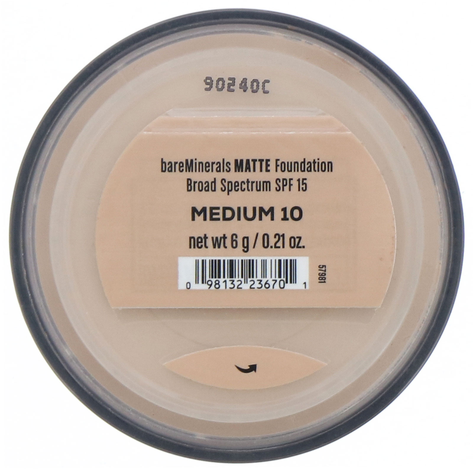 bareMinerals, Base matte, FPS 15, Médio 10, 6 g - Imagem 2