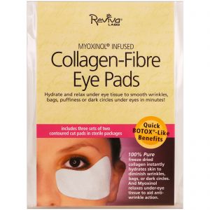 Reviva Labs, Adesivos de Fibra de Colágeno Para os Olhos, 3 Conjuntos de 2 Adesivos