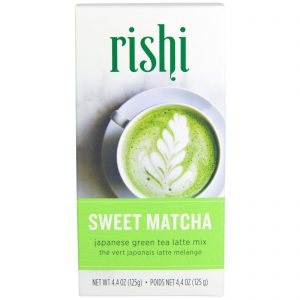 Rishi Tea, Mistura Japonesa de Latte para Chá Verde, Matcha Doce, 125 g (4,4 oz)