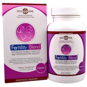 Daily Wellness Company, Fertility Blend for Women, 90 Cápsulas Vegetais