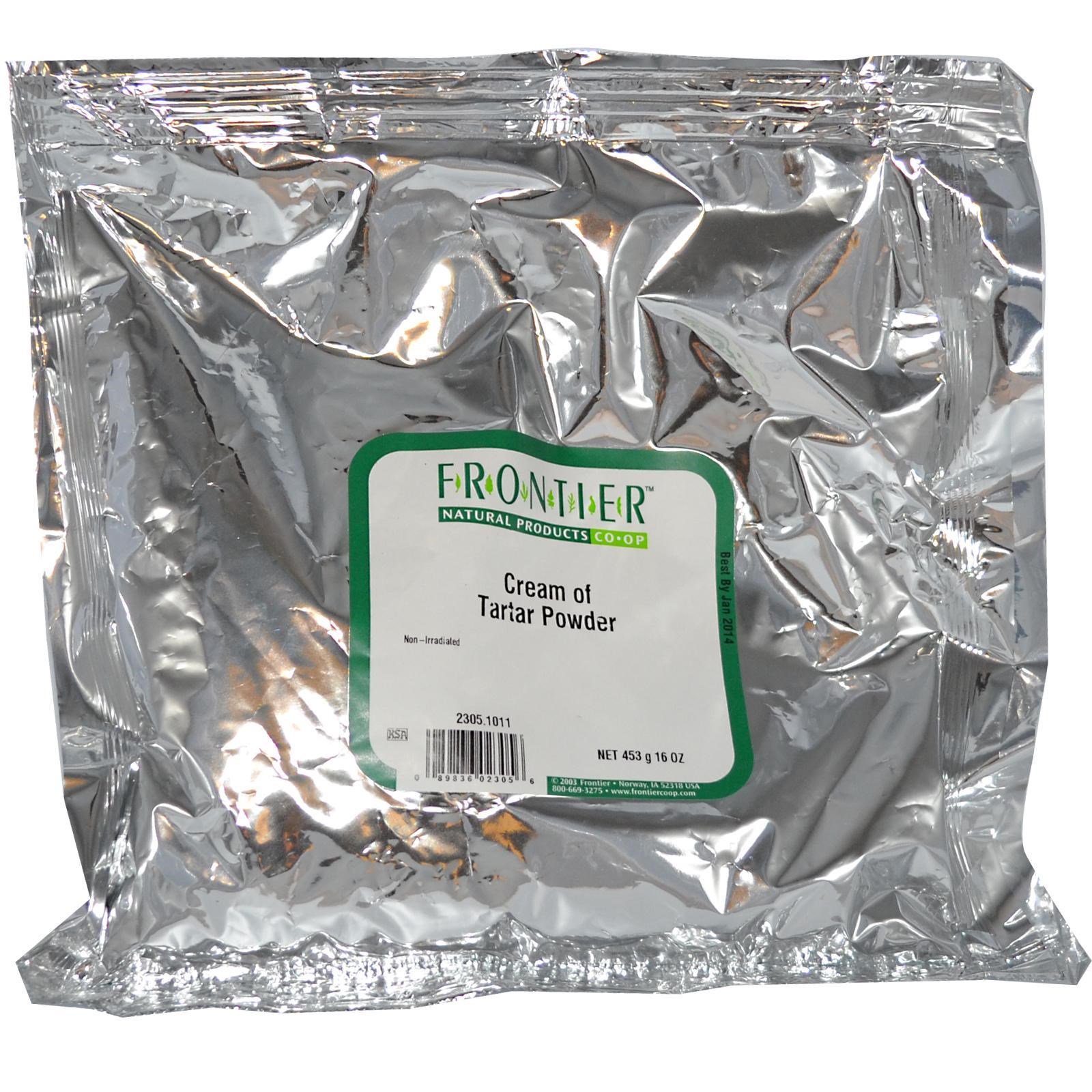 Frontier Natural Products, Creme de Tártaro em Pó, 16 oz (453 g) - Imagem 2