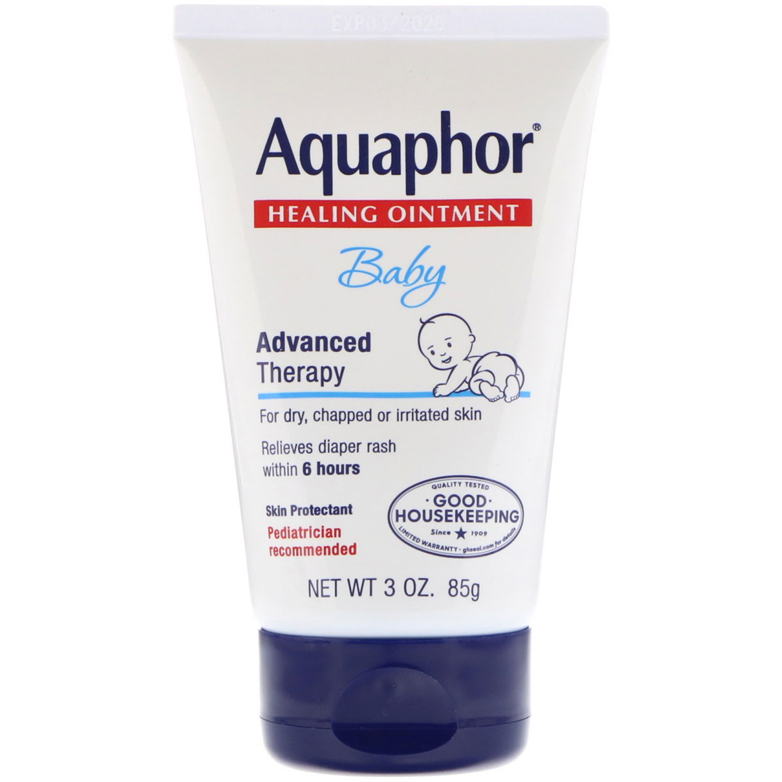 Aquaphor, Bebê, Pomada Cicatrizante, 85 g (3 oz)