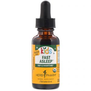 Herb Pharm, Dormir Profundamente para Crianças, Orgânico, Sem Álcool, 30 ml