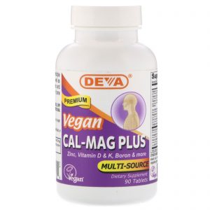 Deva, Vegan, Cal-Mag Plus, 90 Tablets