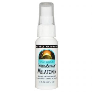 Source Naturals, NutraSpray Melatonin, Sabor Natural de Laranja, 59,14 ml (2 fl oz)