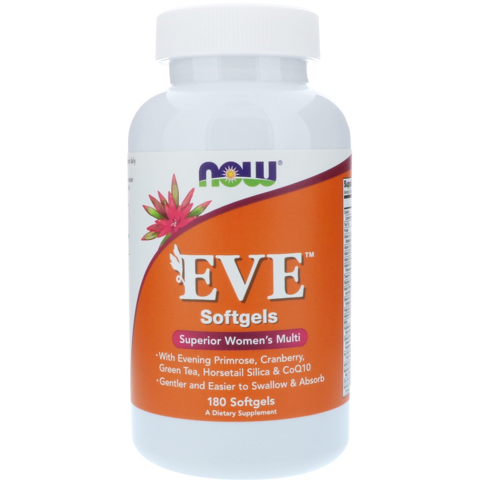 Now Foods, EVE Superior Women's Multi, 180 Cápsulas Softgel