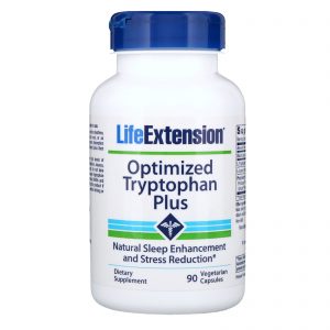 Life Extension, Triptofano Plus Otimizado, 90 Cápsulas Vegetais