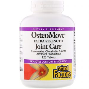 Natural Factors, OsteoMove, Extra Strength Joint Care, 120 Comprimidos