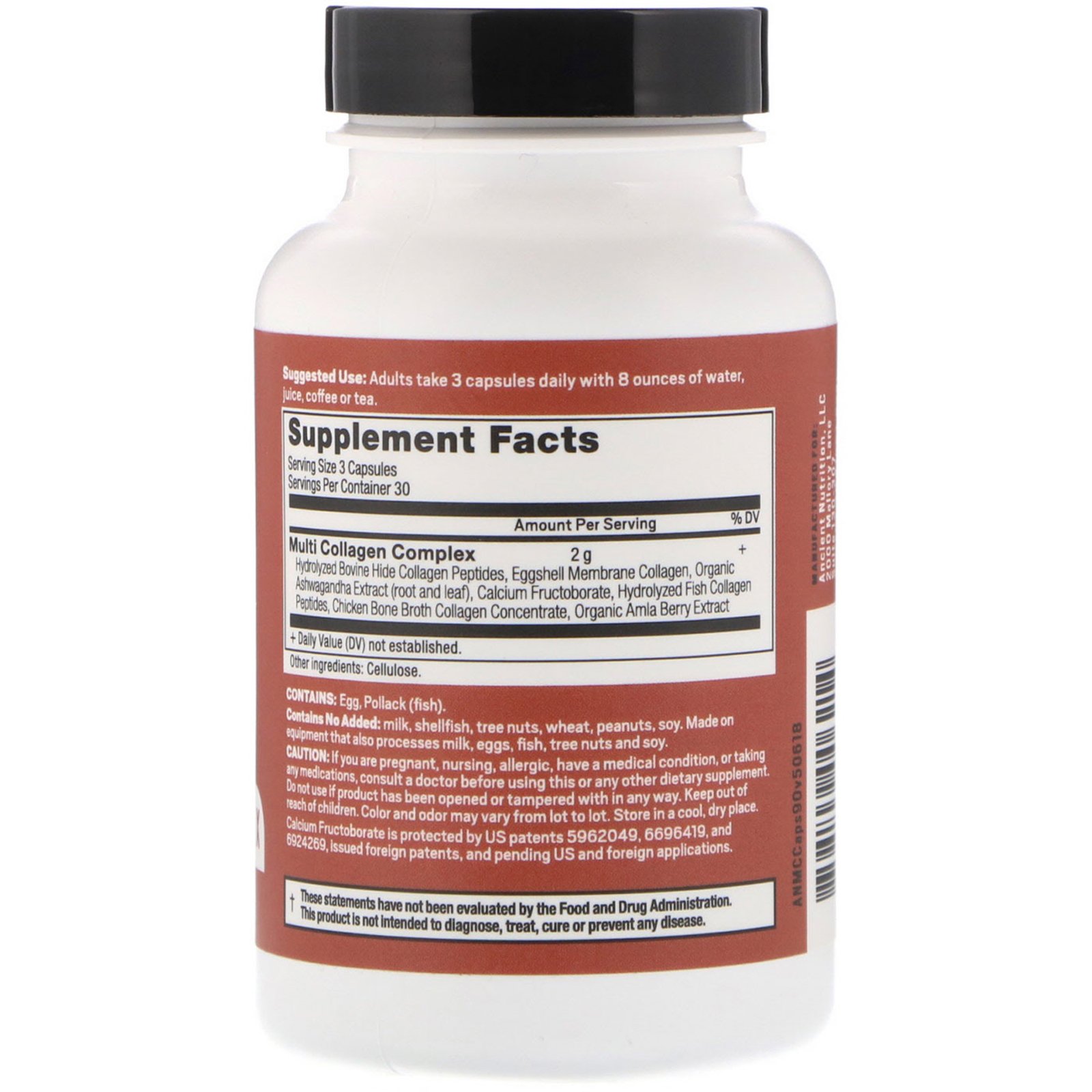 Dr. Axe / Ancient Nutrition, Multi Colágeno, 90 Cápsulas - Imagem 2