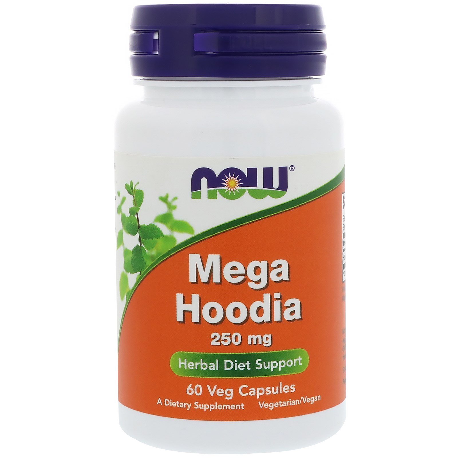 Now Foods, Mega Hoodia, 250 mg, 60 Cápsulas Vegetais