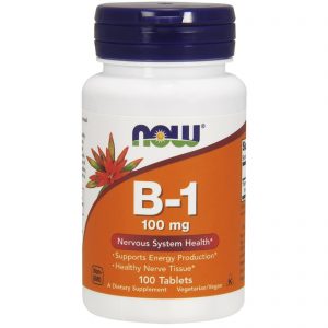 Now Foods, B-1, 100 mg, 100 Comprimidos