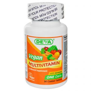 Deva, Vegano, Suplemento Multivitamínico e Mineral, 90 Comprimidos Revestidos
