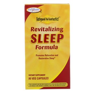 Enzymatic Therapy, Fatigued to Fantastic!, Fórmula para Sono Reparador, 90 cápsulas vegetarianas