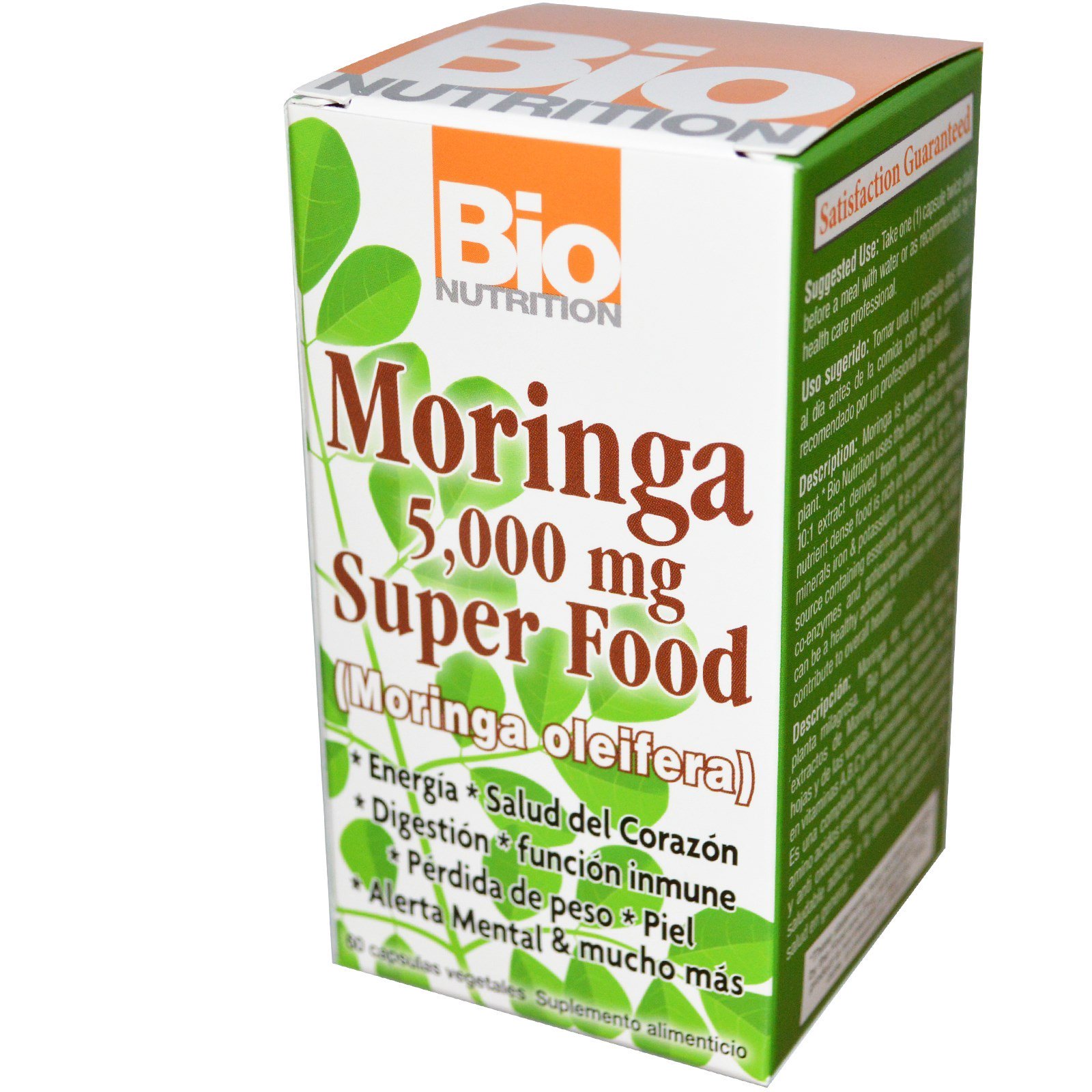 Bio Nutrition, Moringa Super Food, 5,000 mg, 60 Vegetable Capsules