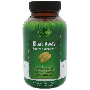 Irwin Naturals, Bloat-Away, 60 Cápsulas Gelatinosas Líquidas