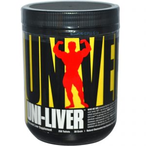 Universal Nutrition, Uni-Liver, suplemento dessecado para o fígado, 250 comprimidos