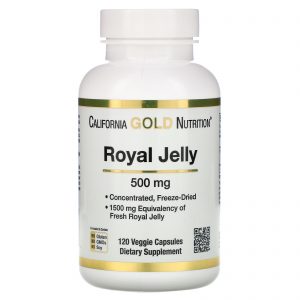 California Gold Nutrition, Geleia Real, 500 mg, 120 Cápsulas Vegetais