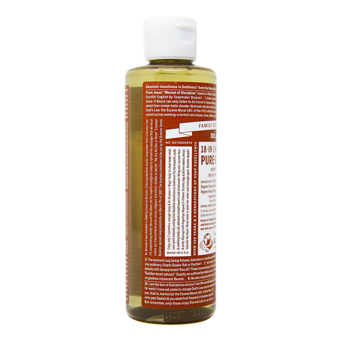 Dr Bronner Eucalyptus Pure Castela sabão Eucalpytus 8 fl oz - Imagem 4