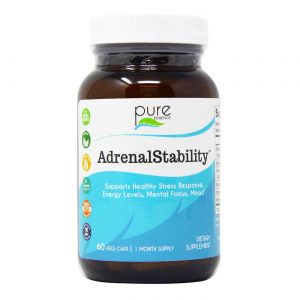 Pure Essence Labs, AdrenalStability™ (Estabilidade Adrenal) - 60 Cápsulas Vegetarianas