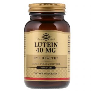 Solgar, Luteína, 40 mg, 30 Softgels