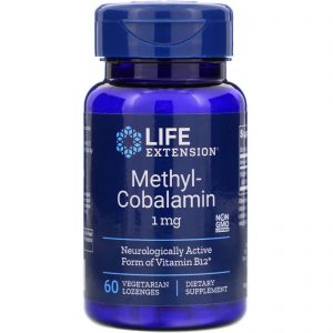 Life Extension, Methylcobalamin, 1 mg, 60 Vegetarian Lozenges