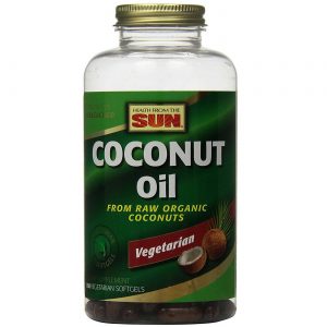 Health From the Sun Óleo de coco 180 Cápsulas vegetarianas