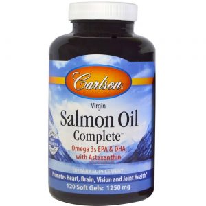 Carlson Labs, Óleo de Salmão Completo - 120 Cápsulas