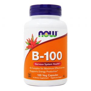 Now Foods, Vitamina B-100 - 100 Cápsulas