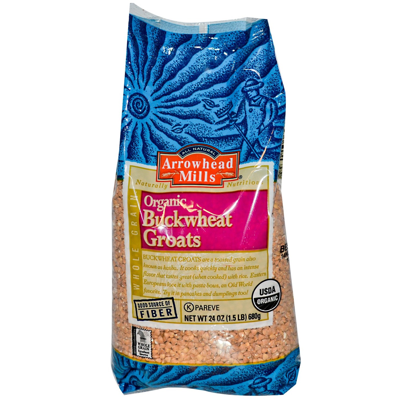 Arrowhead Mills Trigo mourisco Cereais (Pack 4) de 4 - 24 onças Bags