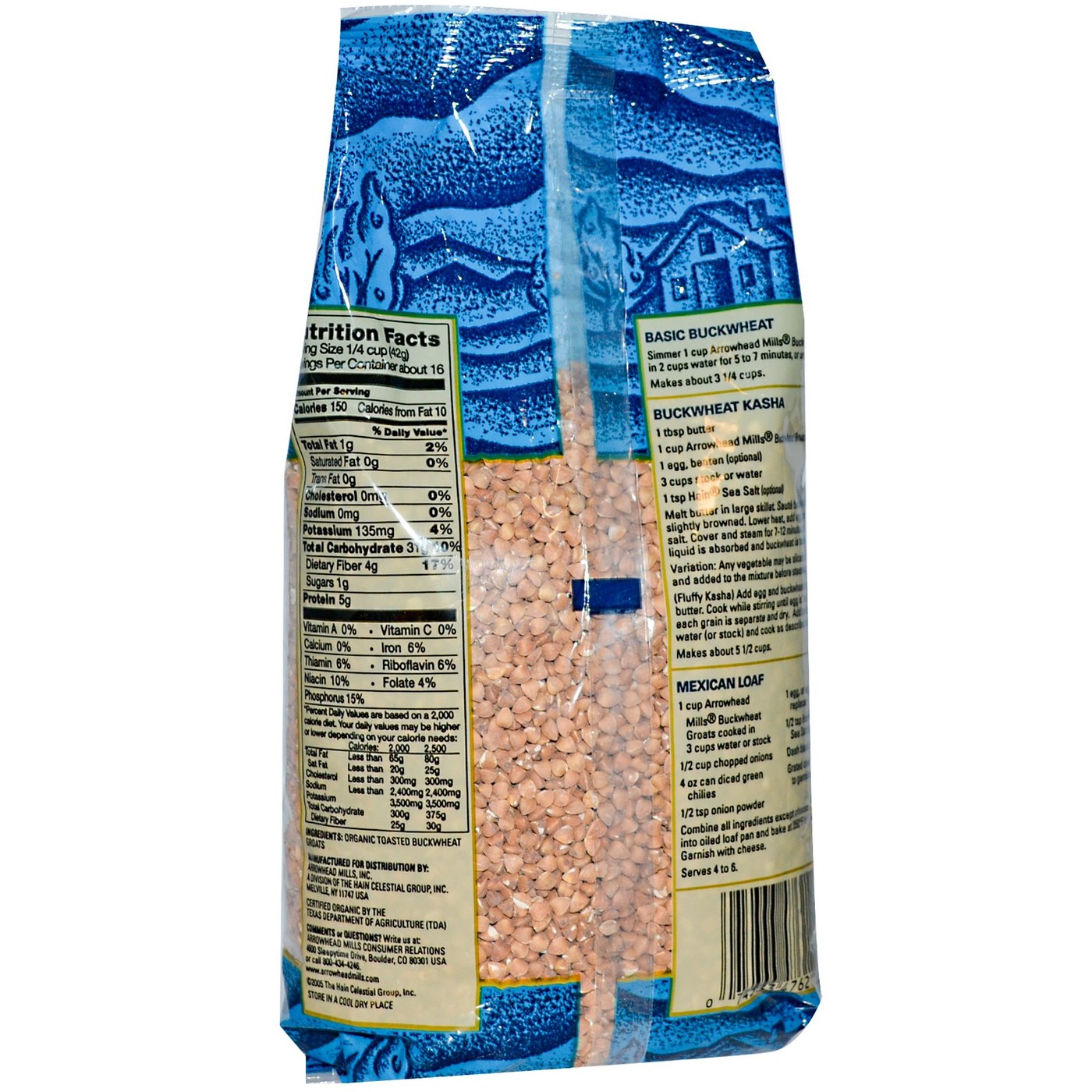 Arrowhead Mills Trigo mourisco Cereais (Pack 4) de 4 - 24 onças Bags - Imagem 2