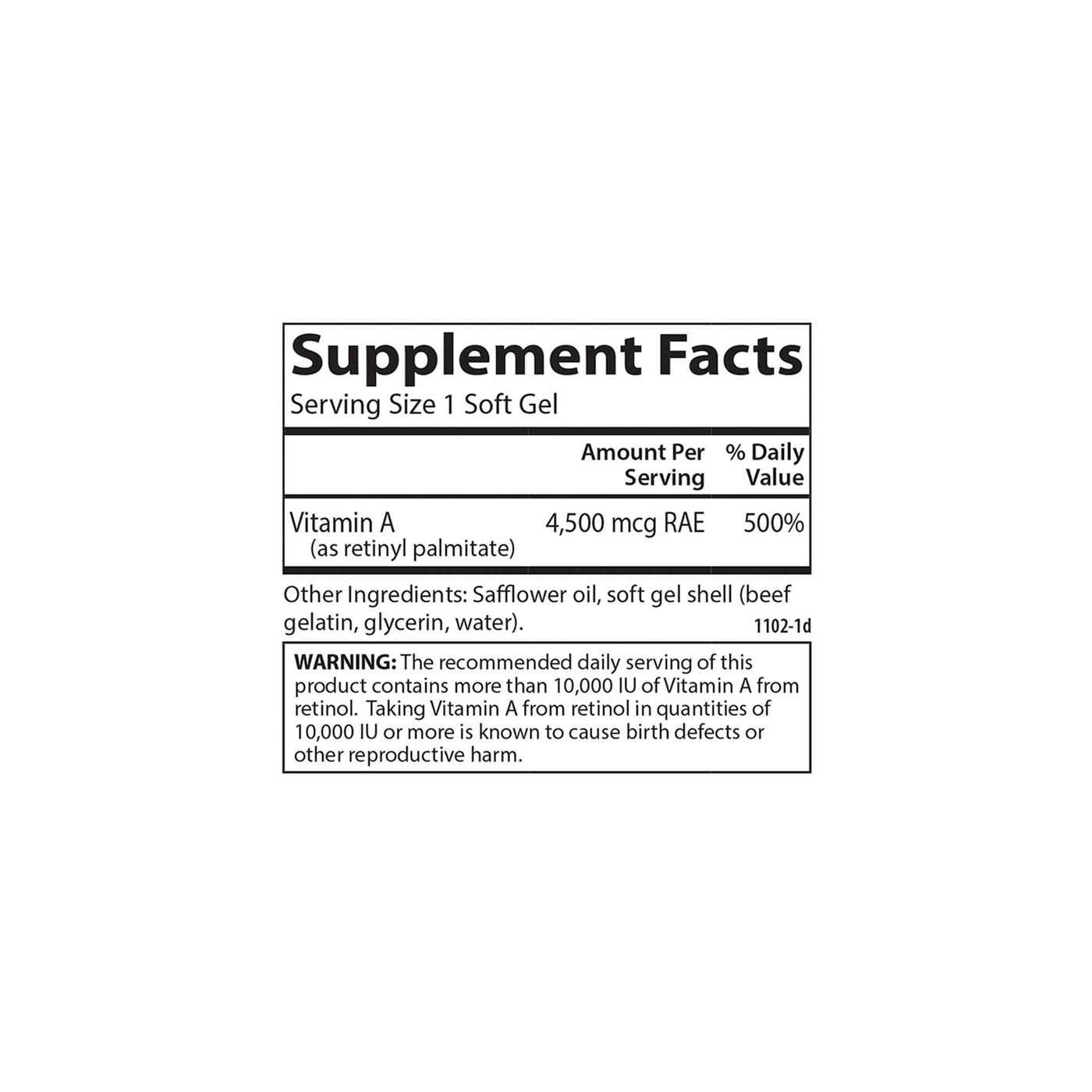 Carlson Labs, Palmitato de Vitamina A 15.000 UI - 240 Cápsulas - Imagem 4