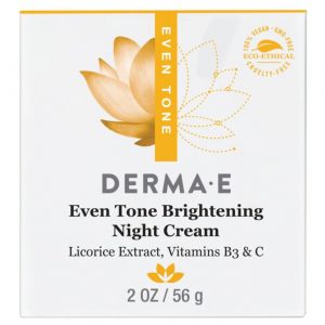 Derma E, Creme Noite Clareamento Uniforme e Radiante - 56 g