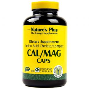 Nature's Plus, Cálcio/Magnésio - 180 Cápsulas Vegetarianas