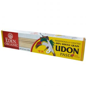 Eden Foods, Pasta Orgânica Udon Integral - 230 g